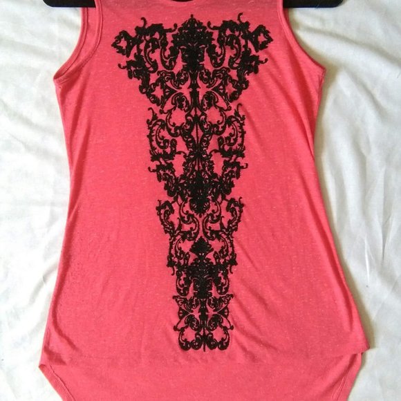 Ardene Coral Cavier Beaded high low tank - Picture 2 of 3